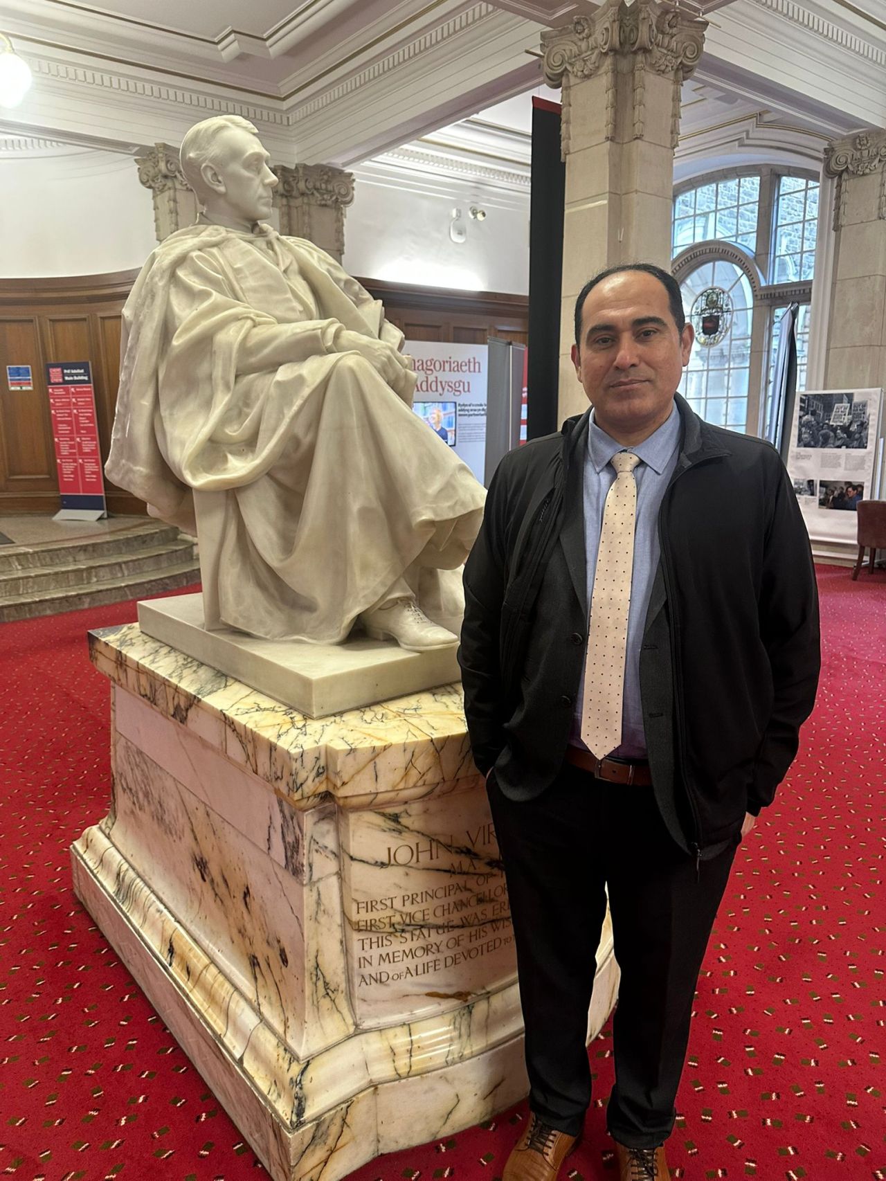 Photograph from Cardiff University.