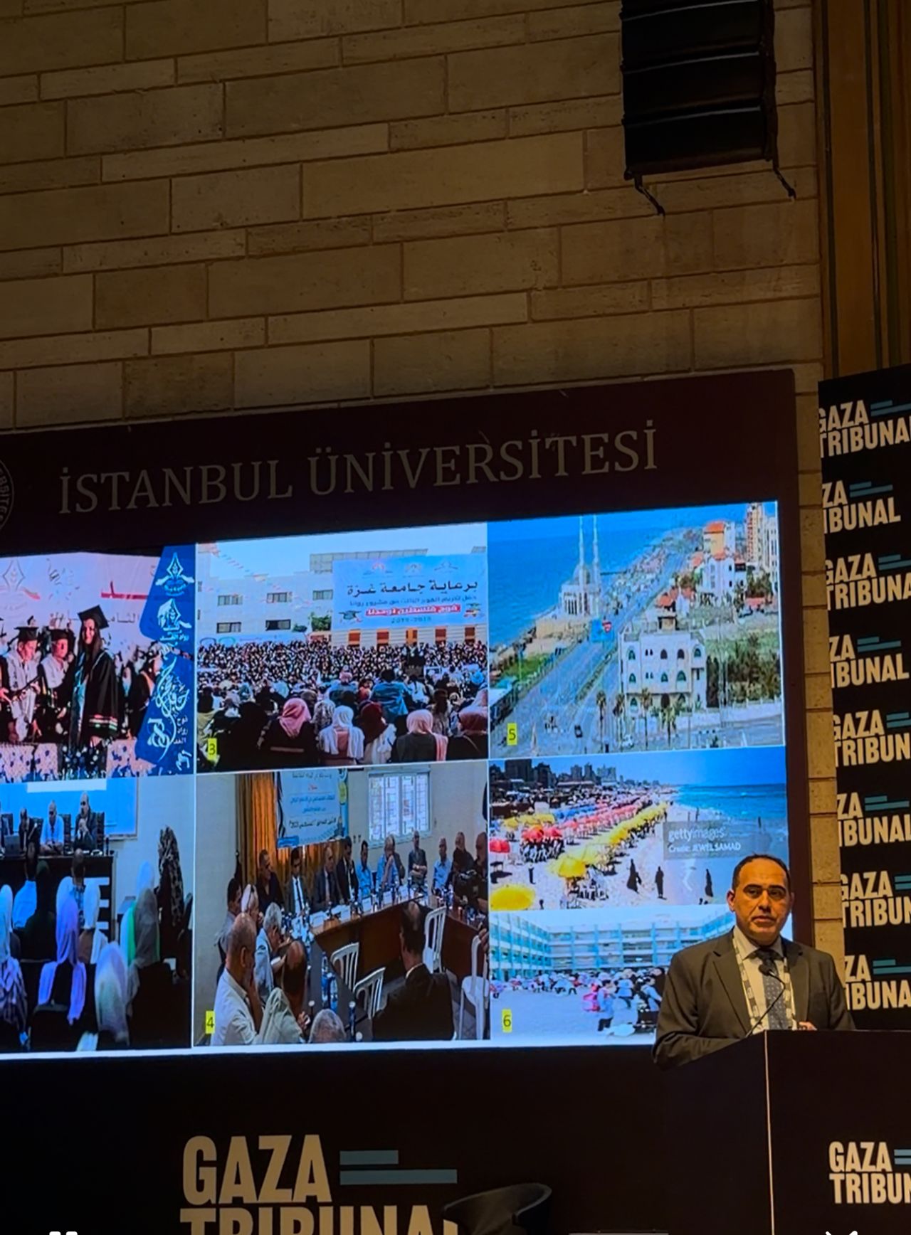 Photograph from Gaza Tribunal, Istanbul.