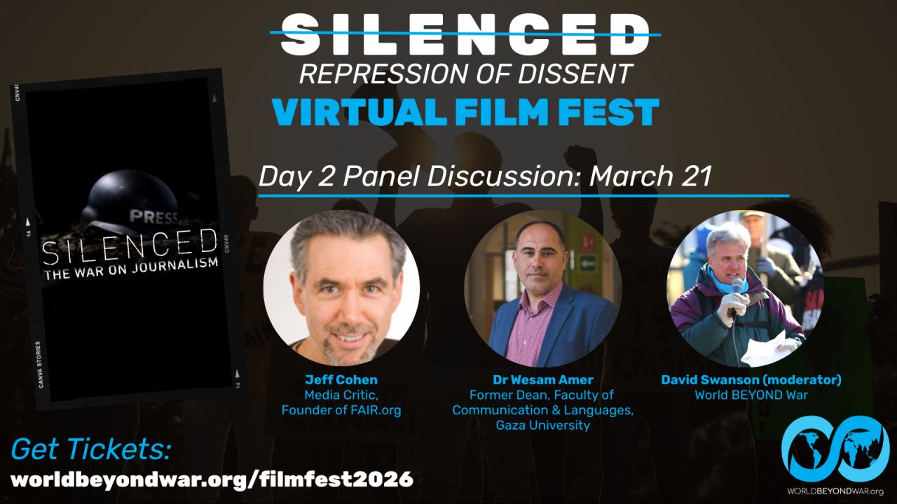 Photograph from Roundtable on SILENCED: The War on Journalism.